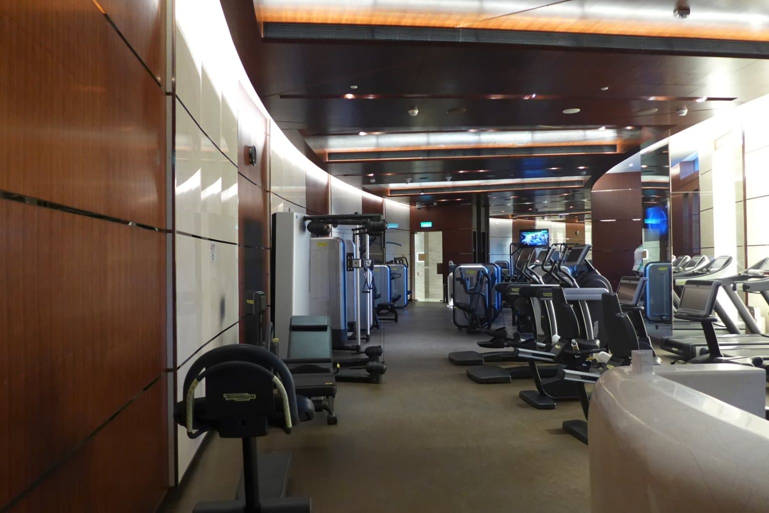 The existing gym at JW Marriott Macau